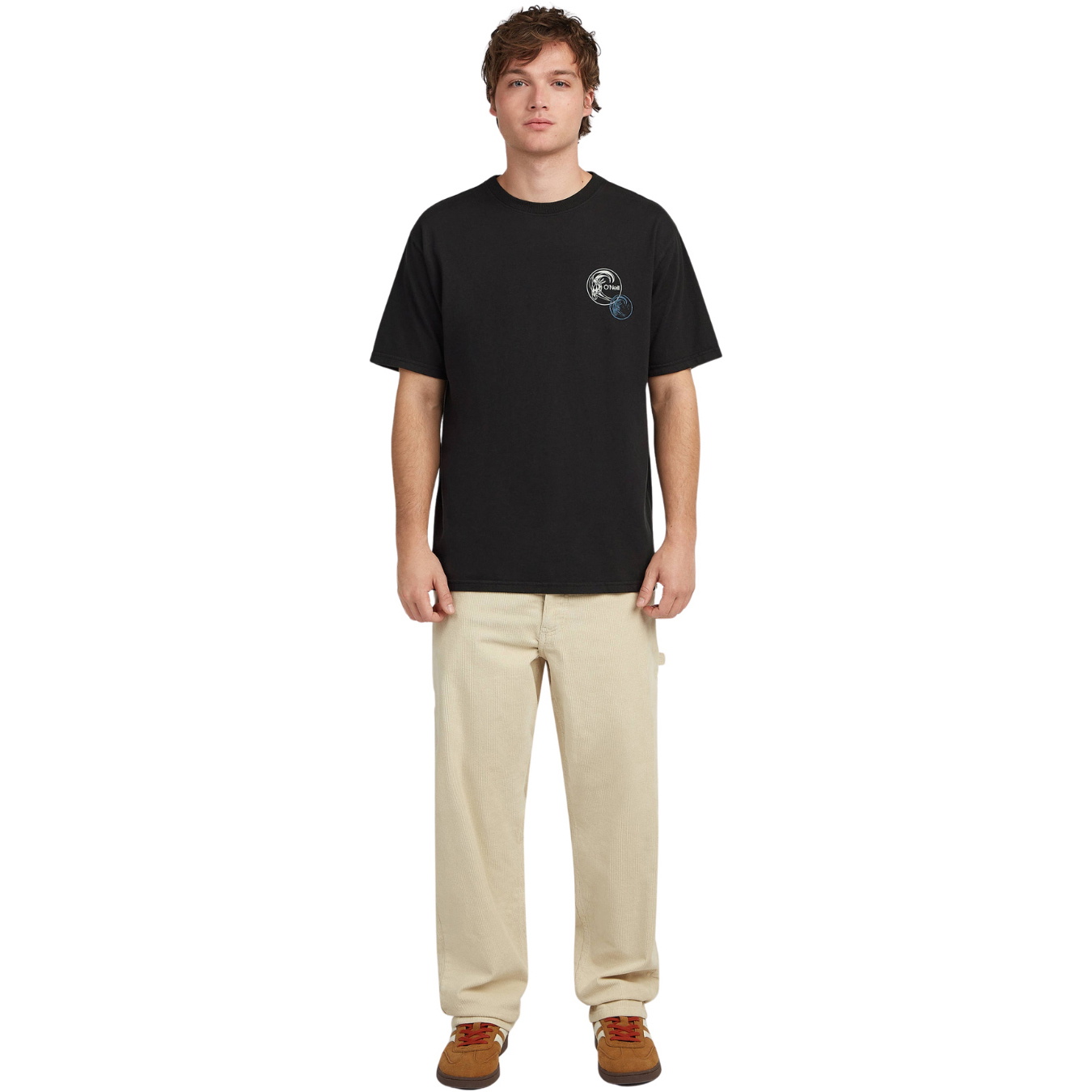 2026 O'Neill Mens O'riginals Back Print T-Shirt 2850387 - Black Out